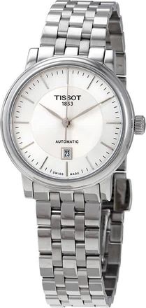 Tissot Carson Automatic Silver Dial Ladies Watch T122.207.11.031.00