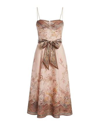 Zimmermann alchemy structured midi dress