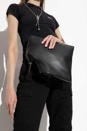 Balenciaga Wader Clutch, Womens, Black