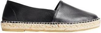 8 by YOOX LEATHER ROUND TOE ESPADRILLES