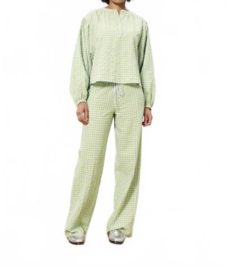 FRNCH Noura Pant In Lime Green