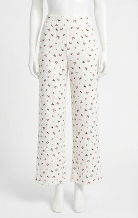 Z Supply Luxe Holly Pointelle Pants In White