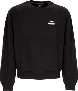 Dolly Noire Kolossale Titan Crewneck Sweatshirt - Heren - Sweatshirts - Zwart - XL - Katoen - Hoodies & sweatvesten