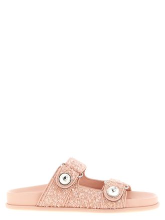 Jimmy Choo London Pink Textured Sandals