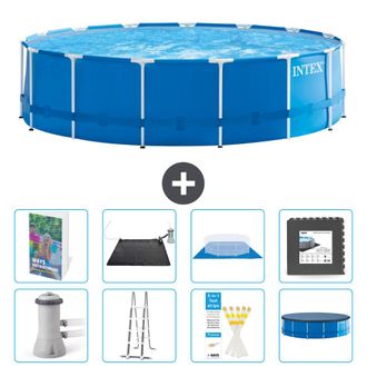 Intex Piscina Con Estructura Redonda - 457x122 Cm - 9-piezas S543