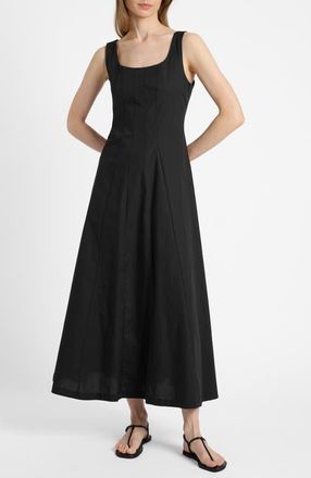 Santorelli Pagina Sleeveless Maxi Dress in Black at Nordstrom, Size X-Small