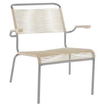 Schubiger M&ouml;bel Spaghetti-Lounger S&auml;ntis mit Armlehnen