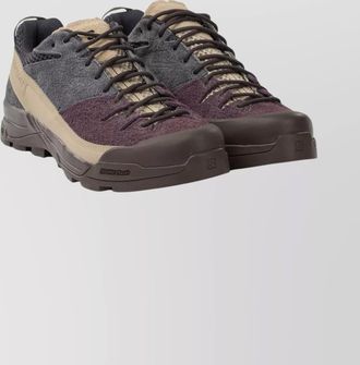 Salomon suede low-top sneakers rubber sole