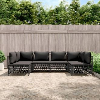 vidaXL Furniture Limited - Juego De Muebles De Jard&iacute;n 6 Pzas Con Cojines