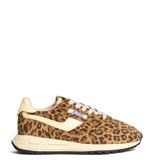 Autry Reelwind Low Leopard Suede Sneakers