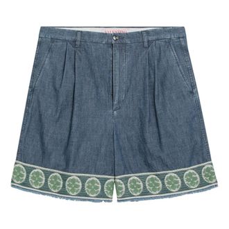 Valentino Garavani Bermudas de Denim - Shorts - Hombre - Azul - S