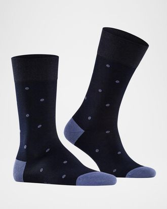 Falke Cotton-Nylon Dot Ankle Socks