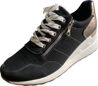 Generic Wedge Trainers Women Orthopedic Wide Fit Athletic Running Shoes Casual Breathable Classic Lace Up Comfortable Waterproof Sports Shoes Outdoor Hiking R