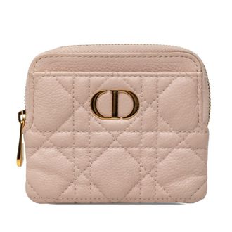 Dior Pink Leather Coin Purse/Coin Case (Pre-Owned)