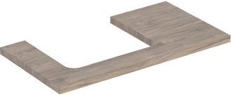 Keramag Placa De Lavabo Geberit One, Recortable A La Izquierda, Para