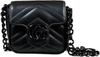 Gucci Pre-owned Belt Bag - Dames - Vintage Heuptassen - Zwart - ONE Size - Leer - Vintage