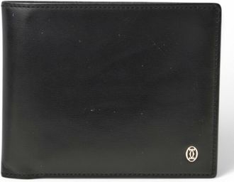 Cartier Black Leather Wallet (Bi-Fold) (Pre-Owned)