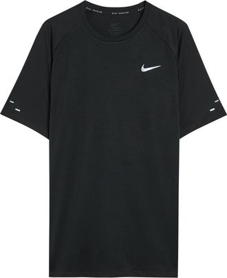 Nike Dri-fit Adv Jersey Running T-shirt - Black - Xxl
