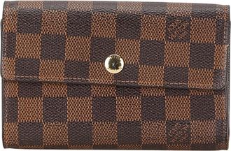 Louis Vuitton Damier Brown Pvc Wallet (Tri-Fold) (Pre-Owned)