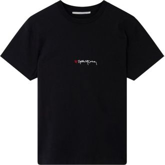 Stella McCartney Black Embroidery T-shirt