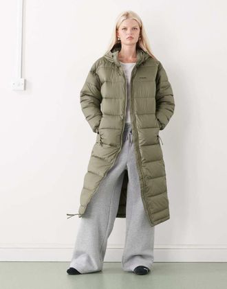 Columbia Pike Lake III - Cappotto taglio lungo verde