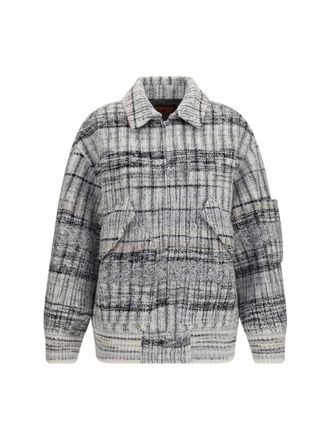 Missoni Multicolor Checks Shirt Collar Jacket