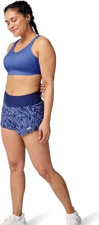 Brooks Womens Brooks Dare Scoopback 2.0 Sports Bra Blue Adjustable Sports BUU221