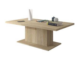 Mirjan24 Mobilier1 - Mesa De Centro Tucson 148, Roble Sonoma, 43x60x110cm, Di&aacute;metro: 0, Aglomerado Laminado, Angular