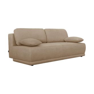 Sweeek Sof&aacute; cama de chenilla, 3 plazas, pardo
