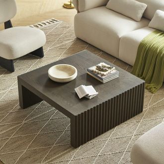 Castlery Wooden Oak Square Coffee Table | Sloane by Castlery, Brown