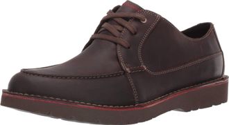 Clarks Mens Vargo Vibe Oxford, Dark Brown Leather, 8 UK