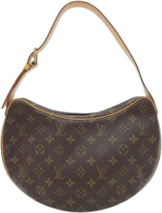 Louis Vuitton Pre-owned Shoulder Bags, female, Brown, Size: ONE SIZE Pre-owned Croissant MM Shoulder Bag
