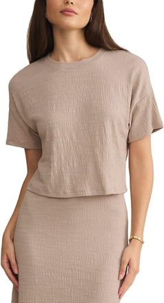 Z Supply Z Supply Sway Textured Cropped T-Shirt