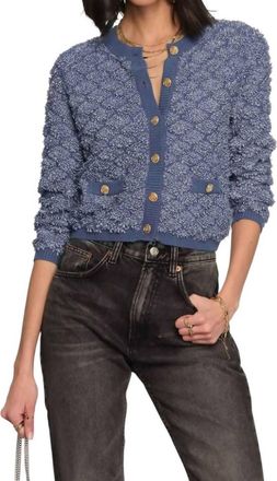 Heartloom Kiel Knit Cardigan In Lake