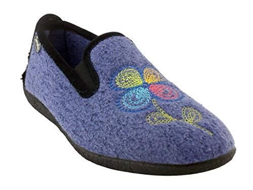 Rue de la Chaussure | Semelflex chaussons pantoufles calomona gris femme