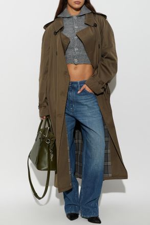 Maison Margiela Jeans With Vintage Effect, Womens, Blue