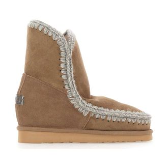 Mou Winter Boots, female, Beige, 7 UK, Eskimo Inner Wedge Short