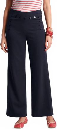 Frances Valentine Sailor Pants In Navy