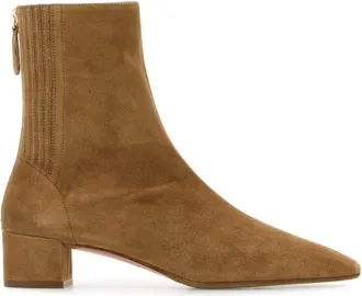 Aquazzura Brown Suede Boots