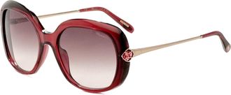 Chopard Womens 57 mm Red Sunglasses