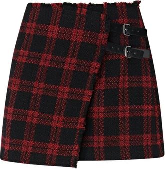 Pinko Pinko, Rokken, Dames, Veelkleurig, S, Leer, Grevillea Rok
