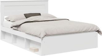 vidaXL Estructura De Cama 140 X 190 Cm Madera De Pino Macizo Vidaxl