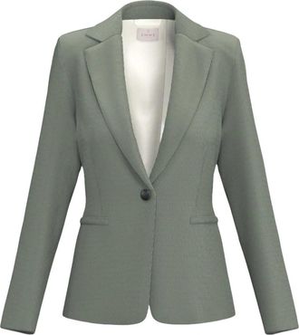 Emme Di Marella Emmeresia Blazer - Dames - Blazers - Groen - 2XL - Leer - Jassen