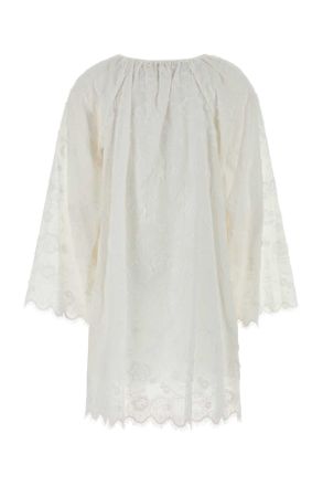 Michael Kors Lace Cotton Dress - White