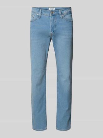 Jack & Jones Jack & Jones Straight Fit Jeans im 5-Pocket-Design Modell Clark in Hellblau, Gr&ouml;&szlig;e 27/30