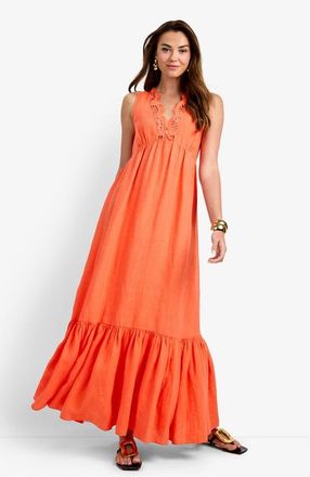 Trina Turk Lobster Dress in Calypso Coral at Nordstrom, Size Xx-Large
