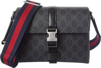 Gucci Gg Supreme Canvas & Leather Mini Bag