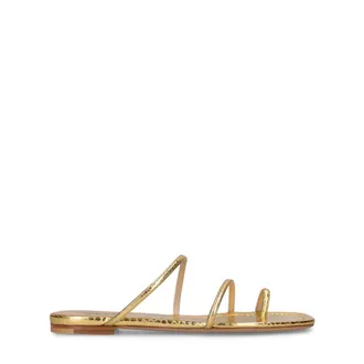 Michael Kors Sliders, female, Yellow, Size: 12 US Flat Sandals