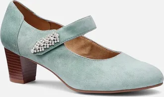 Hotter Womens Duet Mary Jane Court Shoes - Blue - Size: 6.5