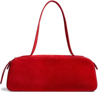 Khaite Simona su&egrave;de schoudertas - Rood